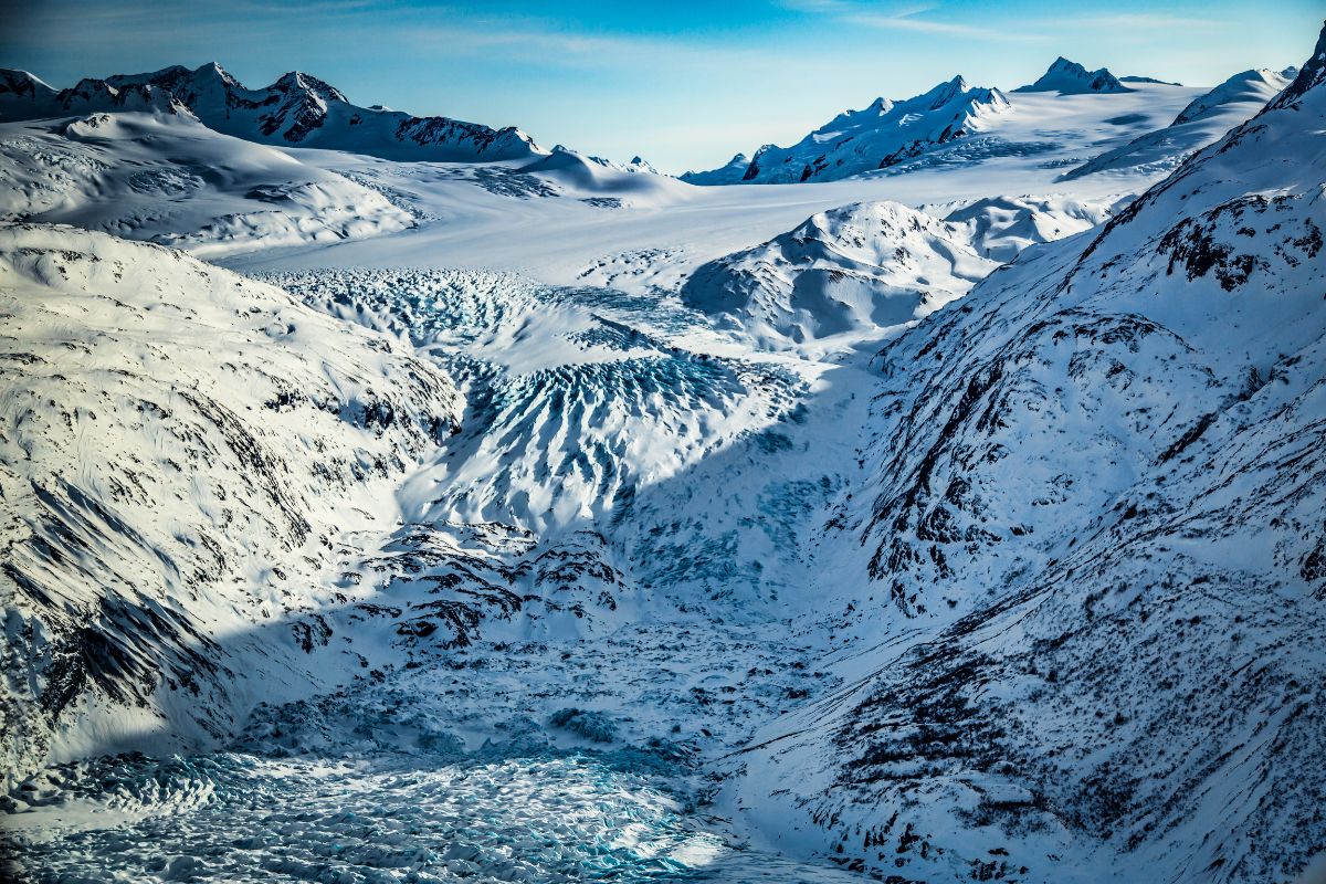 The Knik River Glacier, near Palmer Alaska
